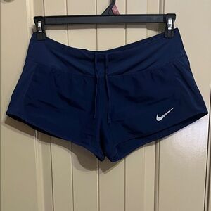 Nike Women's Navy Blue Athletic Shorts